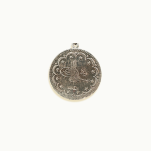 MECİDİYEM 20 KURUŞ KOLYE UCU (EL YAPIMI NİKEL)